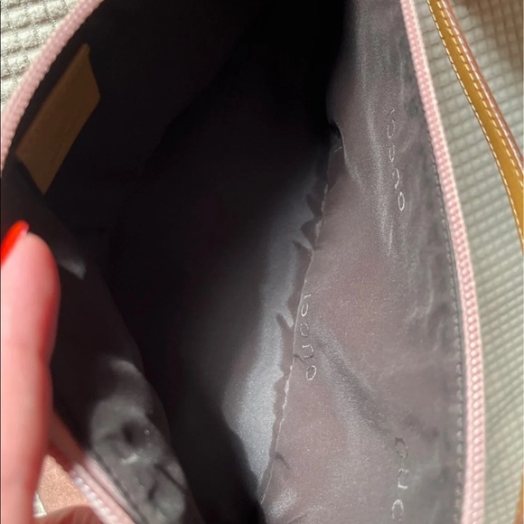 Gucci Suede pink/tan baguette - Picture 7 of 9